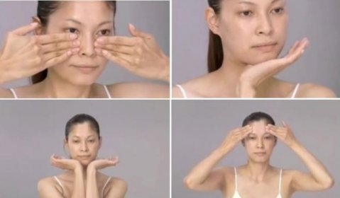 японски масаж - за 5 мин. подмладява лицето с 5 години-